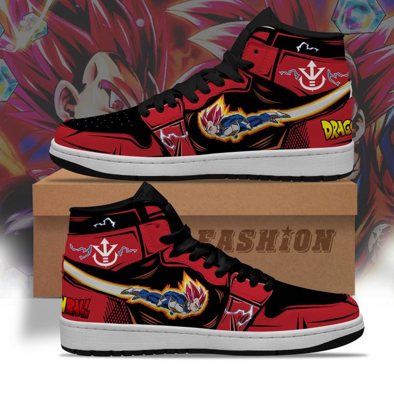 Vegeta God Dragon Ball Air Jordan high top shoes 2
