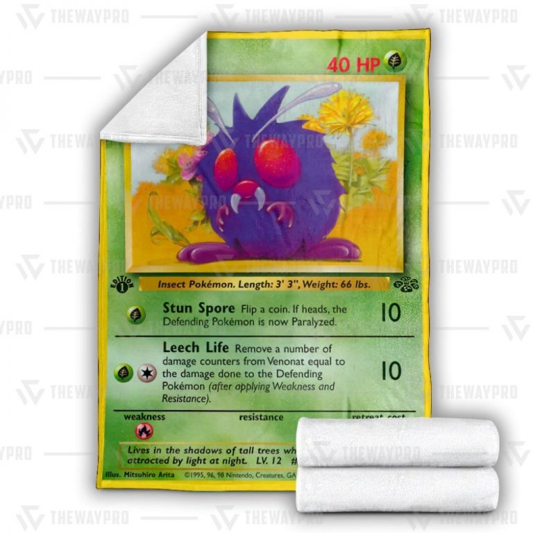 Venonat Pokemon blanket 3