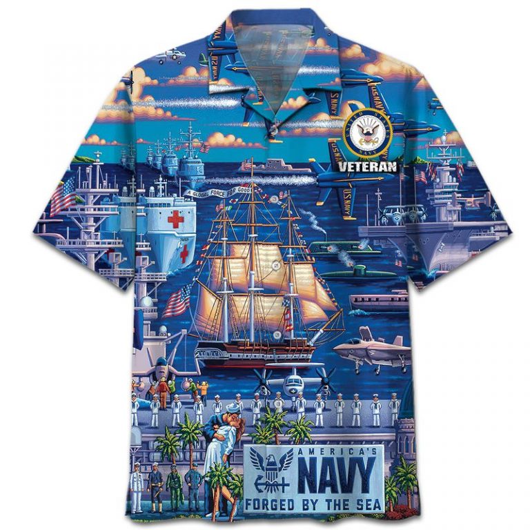 Veteran America's navy forged by the sea 3d shirt, hoodie (1) Veteran Americas navy forged by the sea 3d shirt hoodie 1