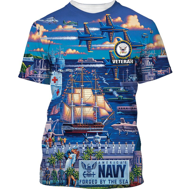 Veteran America's navy forged by the sea 3d shirt, hoodie 6 Veteran Americas navy forged by the sea 3d shirt hoodie 6