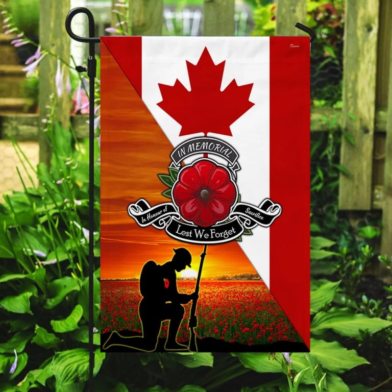 Veteran Remembrance Day Lest We Forget Canadian Flag 5