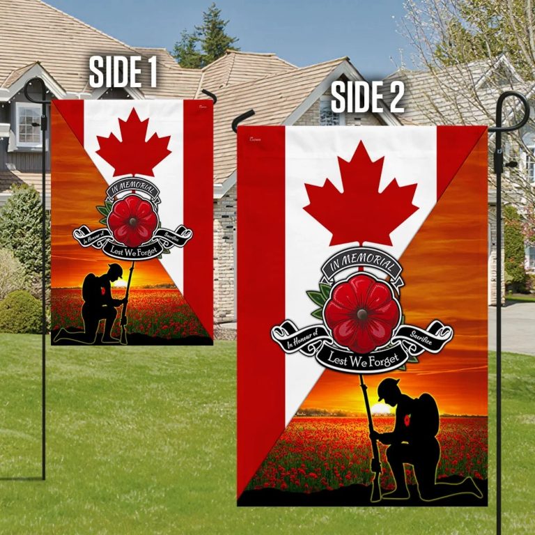 Veteran Remembrance Day Lest We Forget Canadian Flag 6