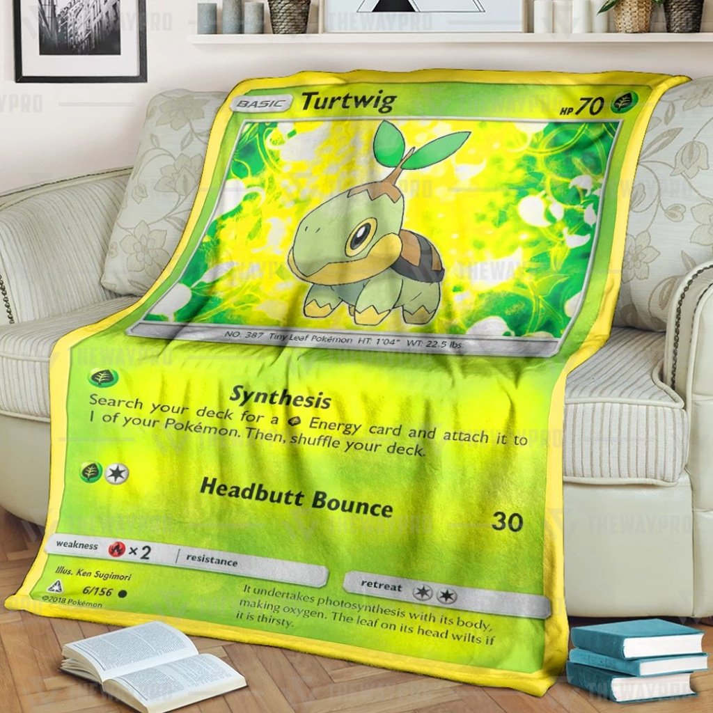 Turtwig Pokemon blanket 1