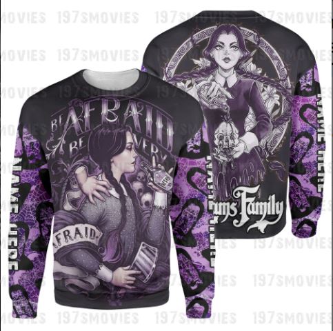 Wednesday Addams custom personalized Addams family 3d shirt hoodie 1