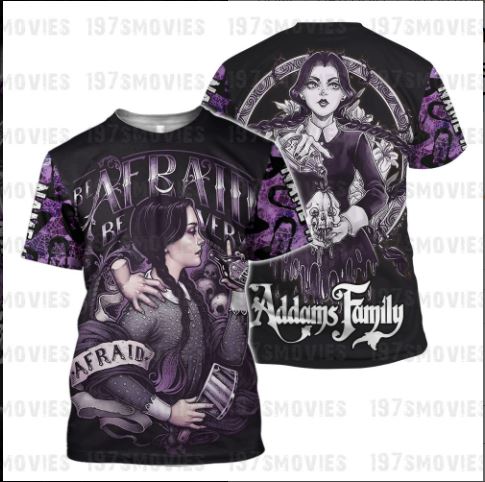 Wednesday Addams custom personalized Addams family 3d shirt hoodie 3