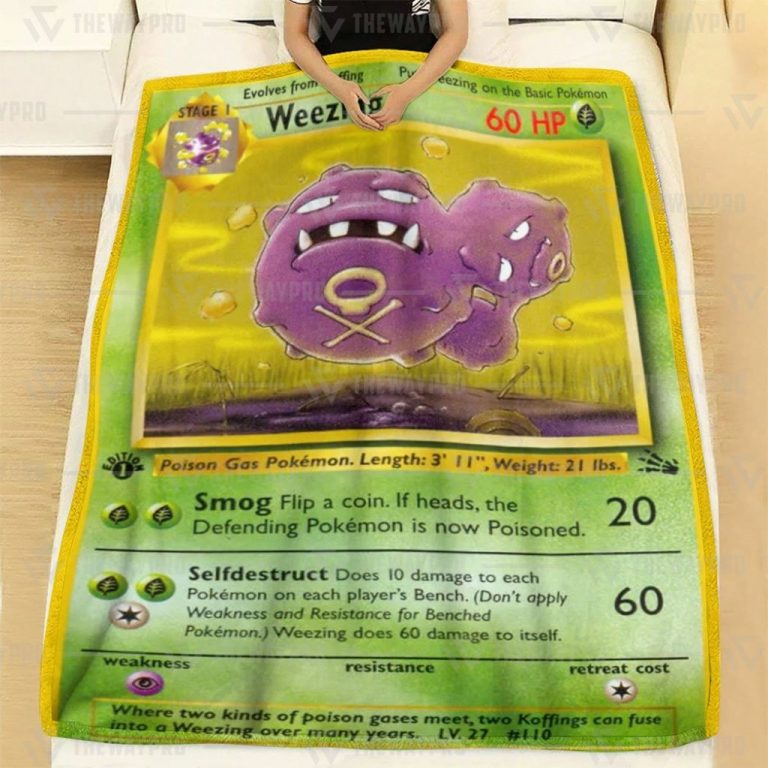 Weezing 1st Pokemon Blanket 1 Weezing 1st Pokemon blanket 1
