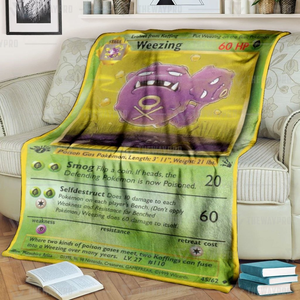 Weezing 1st Pokemon blanket 4 Weezing 1st Pokemon blanket