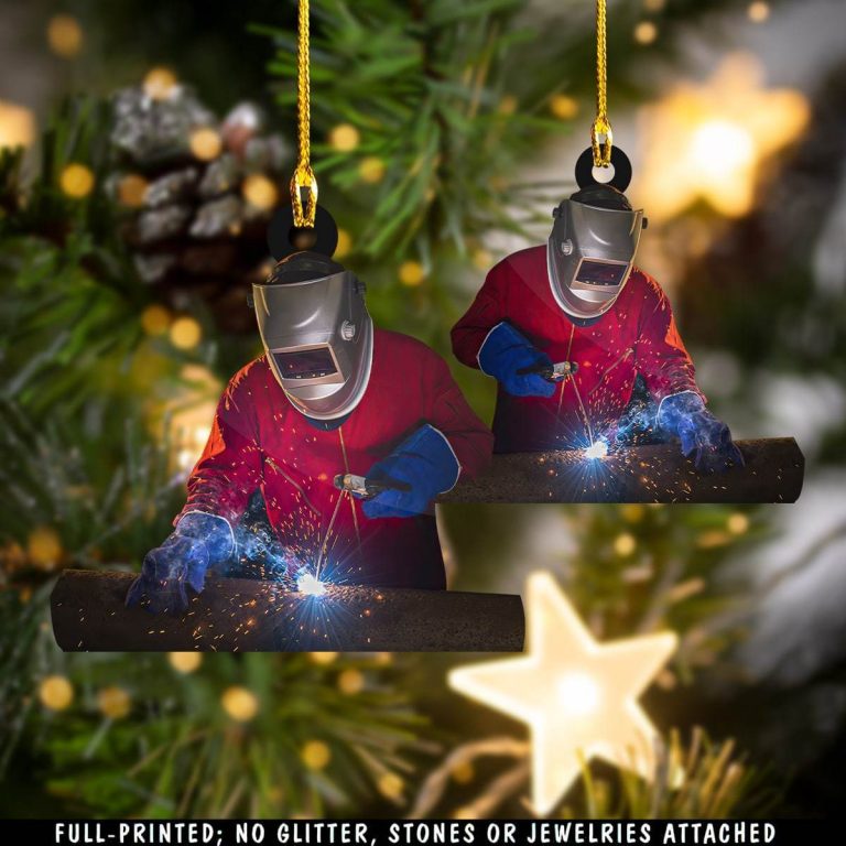 Welder hanging ornament 2