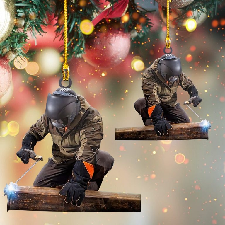 Welder hanging ornament 3