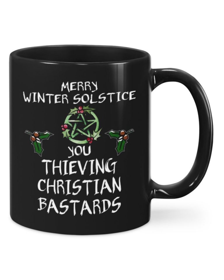 Witch Merry Winter you thieving christian bastards mug