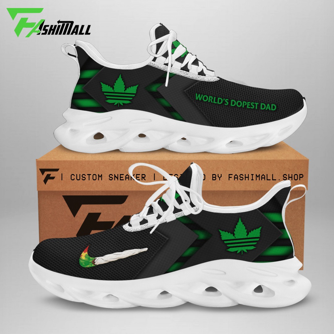 Worlds Dopest Dad Weed Nike clunky max soul shoes 4 Worlds Dopest Dad Weed Nike clunky max soul shoes 3