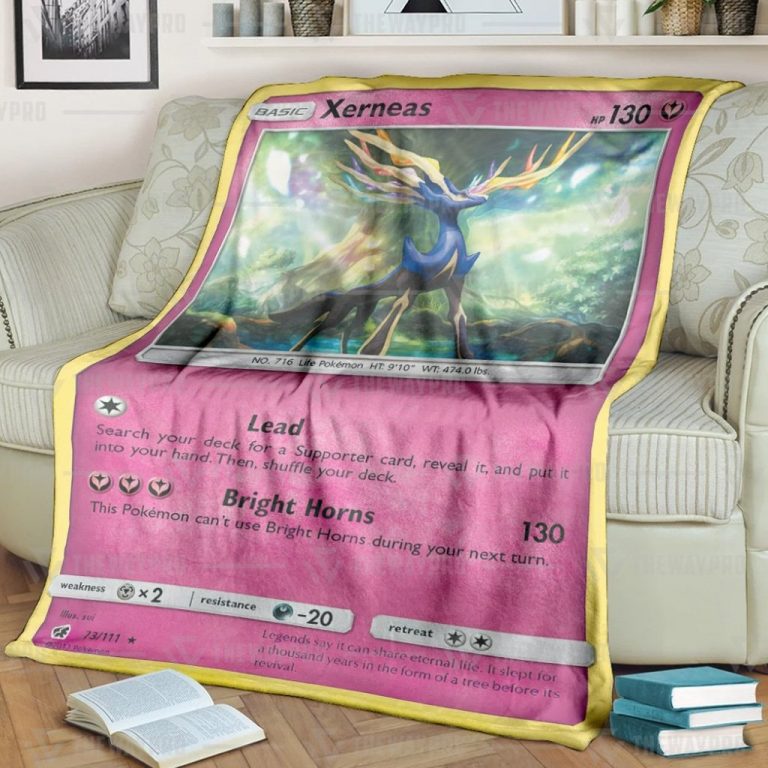 Xerneas Crimson Invasion Pokemon blanket 1