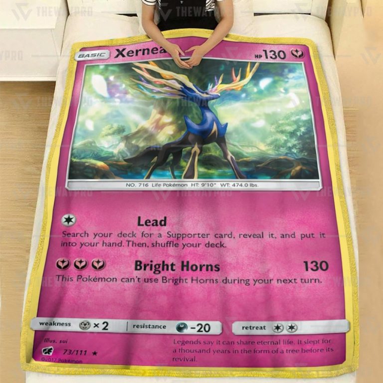 Xerneas Crimson Invasion Pokemon blanket 2