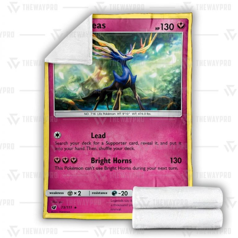 Xerneas Crimson Invasion Pokemon blanket 3