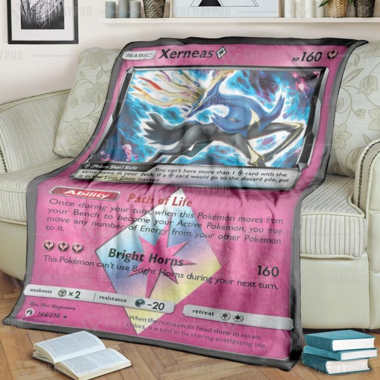 Xerneas Prism Star Lost Thunder Pokemon blanket 1