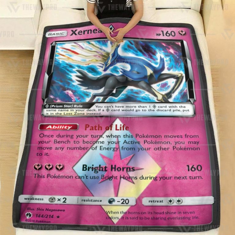 Xerneas Prism Star Lost Thunder Pokemon blanket 2