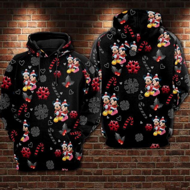 Xmas Mickey Mouse 3D Hoodie