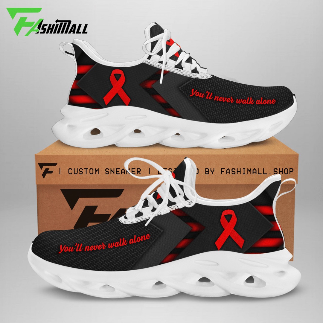 You'll Never Walk Alone Breast Cancer awareness clunky max soul shoes 11 Youll Never Walk Alone Breast Cancer awareness clunky max soul shoes 1