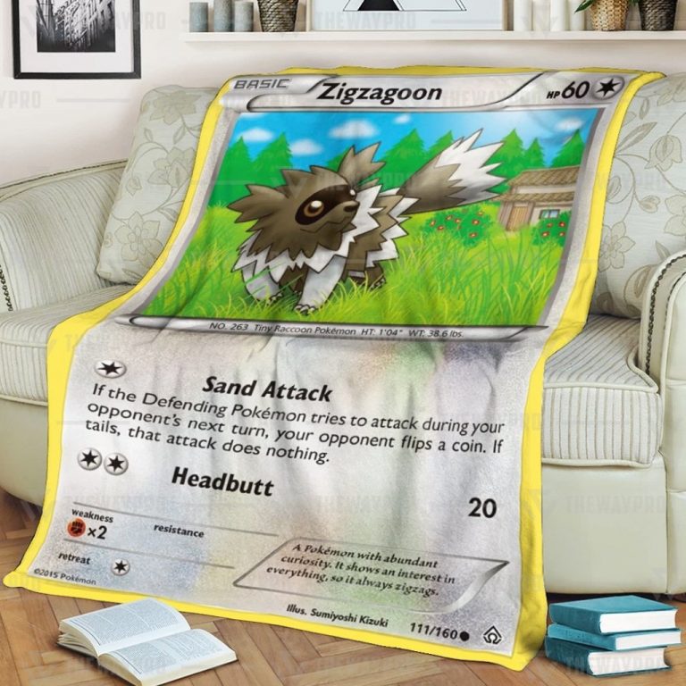 Zigzagoon Pokemon Blanket 1 Zigzagoon Pokemon Blanket 1