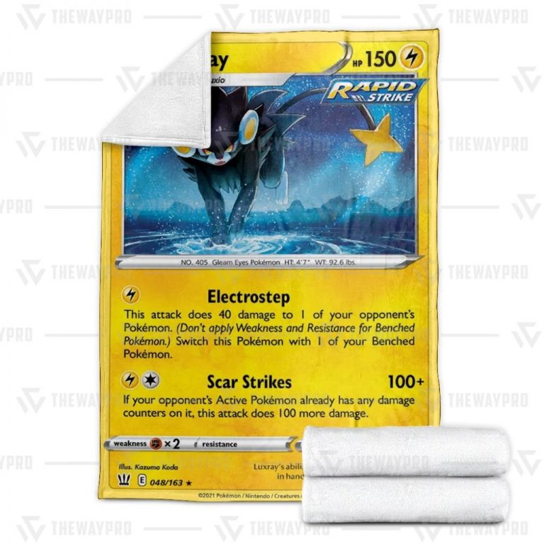 Luxray Pokemon blanket 3