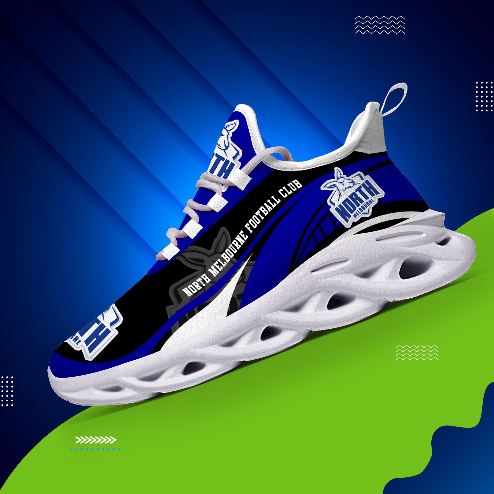 North Melbourne Kangaroos AFL clunky max soul shoes 7 North Melbourne Kangaroos AFL clunky max soul shoes 1