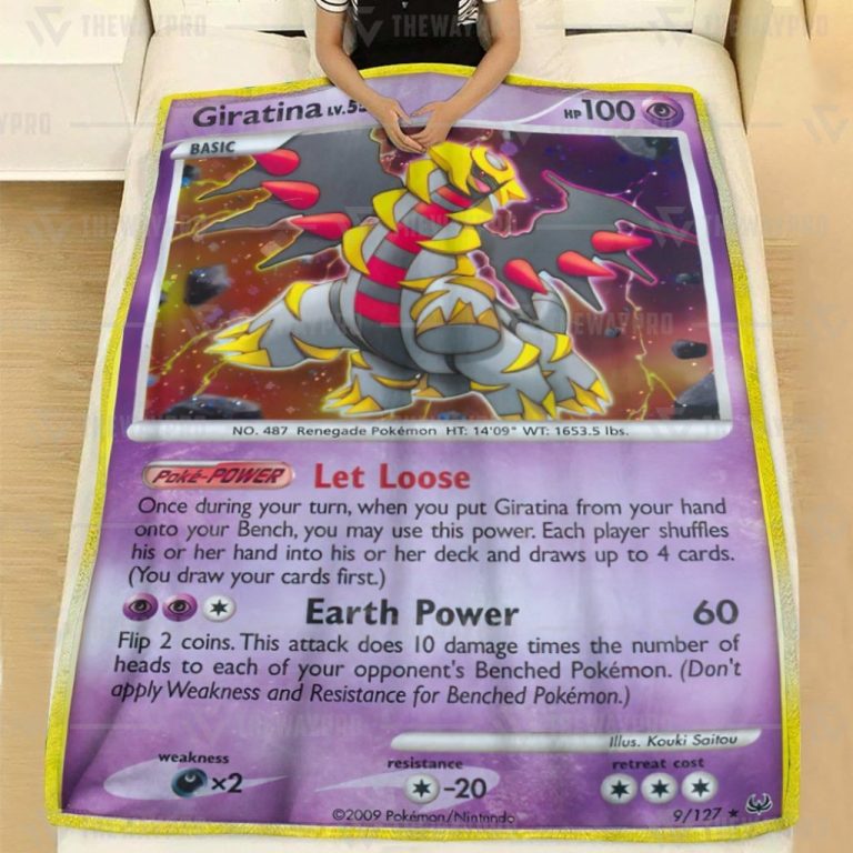 Giratina Platinum Pokemon blanket 2