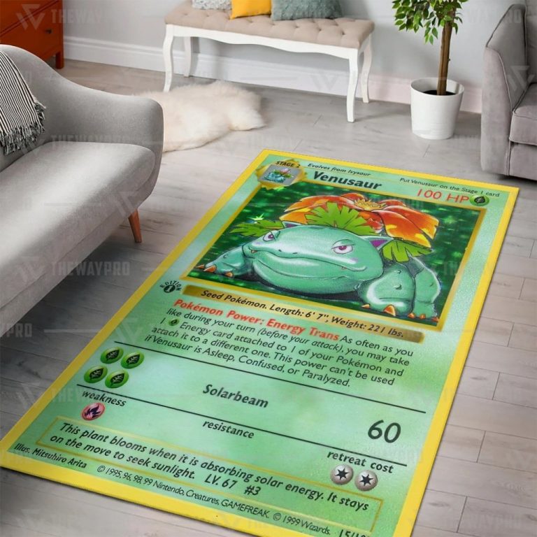 Pokemon Venusaur Rug 1