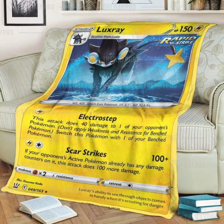 Luxray Pokemon blanket 1