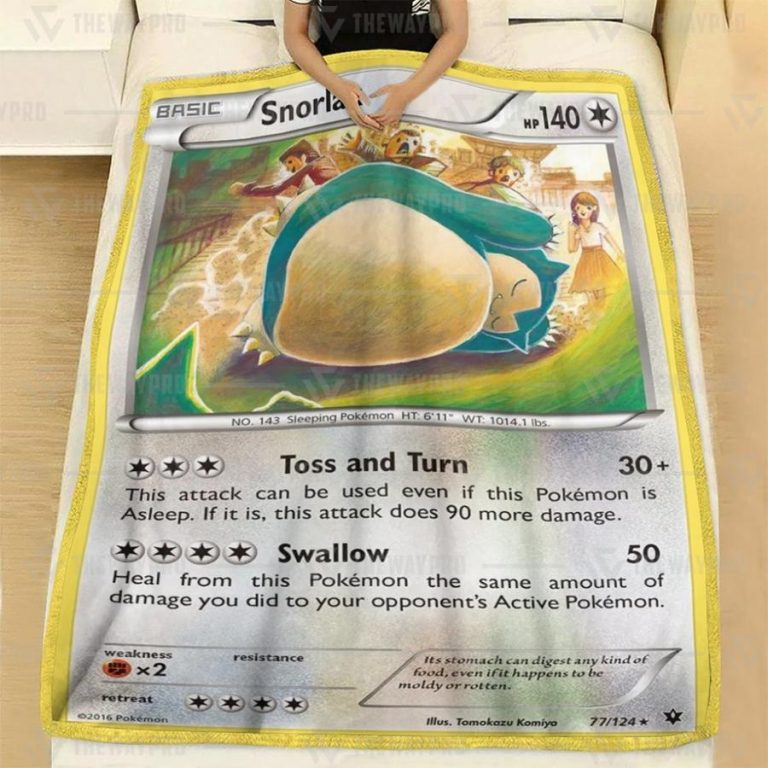 Snorlax Pokemon Blanket 1 Snorlax Pokemon blanket 1