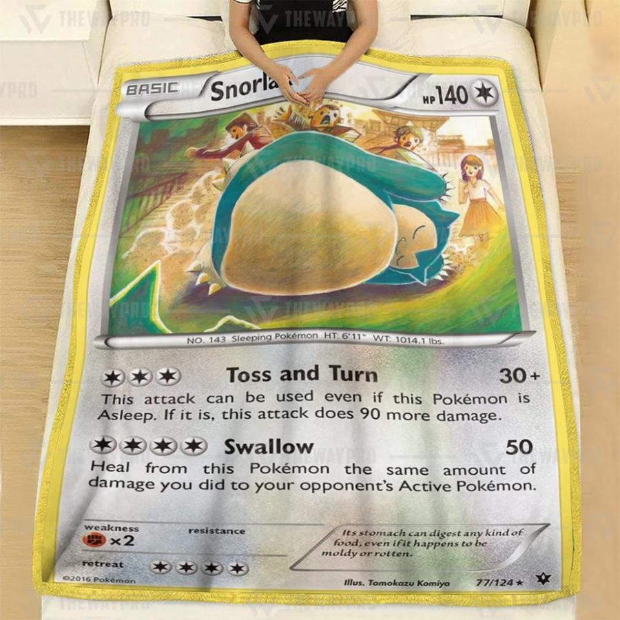 Snorlax Pokemon blanket 21 Snorlax Pokemon blanket 1
