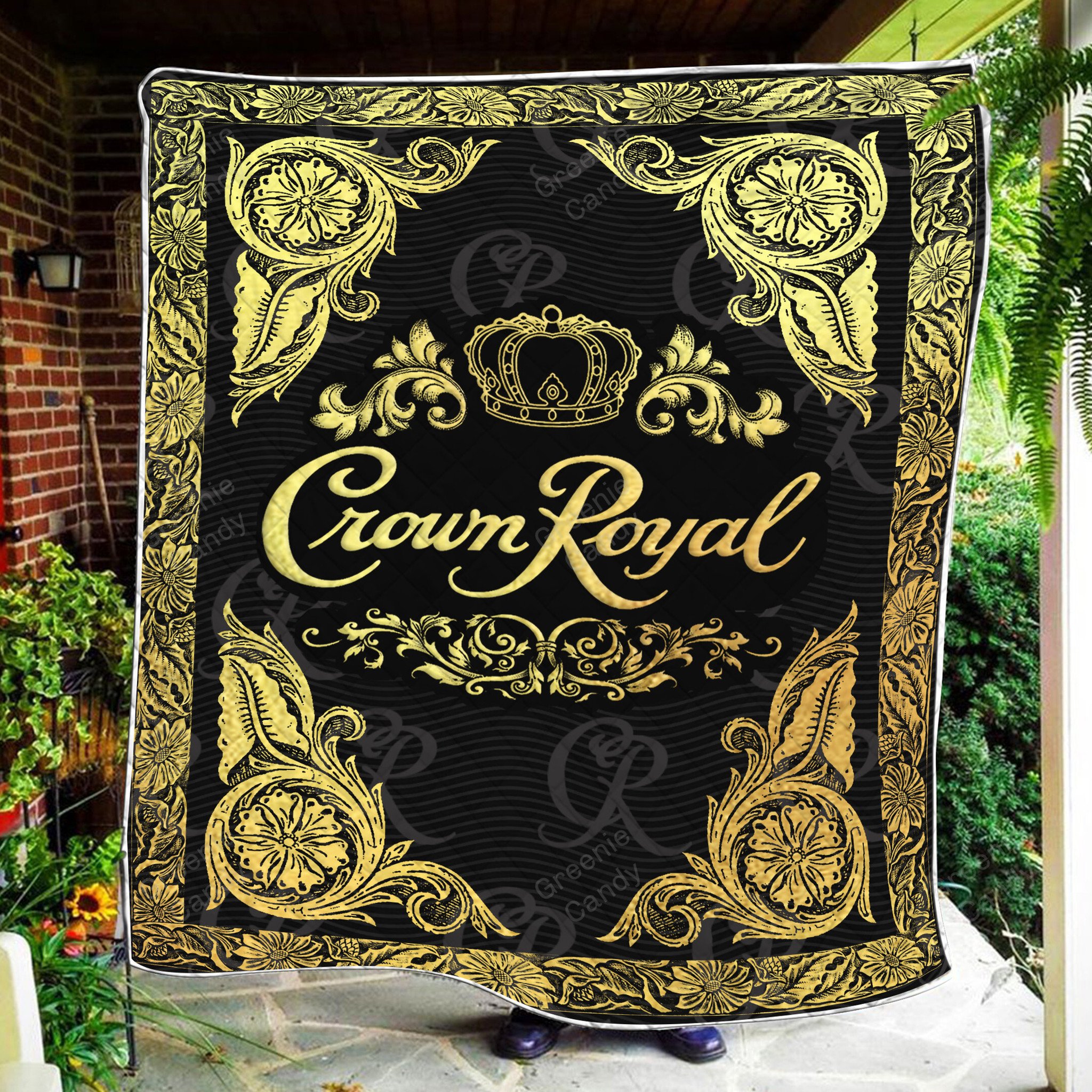 Crown Royal Black Whiskey Quilt