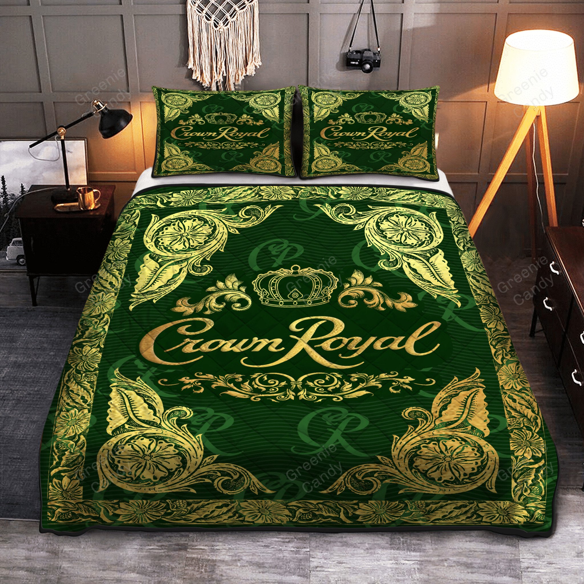 Crown Royal Apple Whiskey Bedding Set