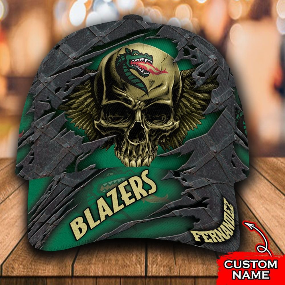 Personalized NCAA3 UAB BLAZERS 3D Skull Custom Name Cap 3 Personalized NCAA3 UAB BLAZERS 3D Skull Custom Name Cap word2