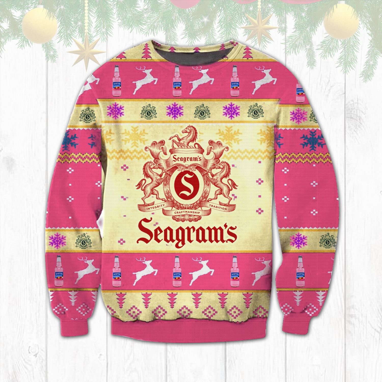 Seagram's Gin Christmas sweater 1