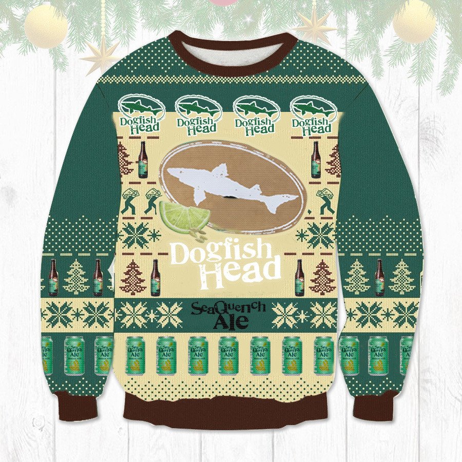 Dogfish Head Craft Brewed Ales Christmas sweater 1
