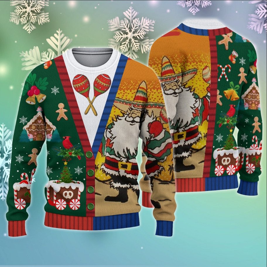 Mexican Santa Claus Christmas Sweater 6 Mexican Santa Claus Christmas Sweater word3