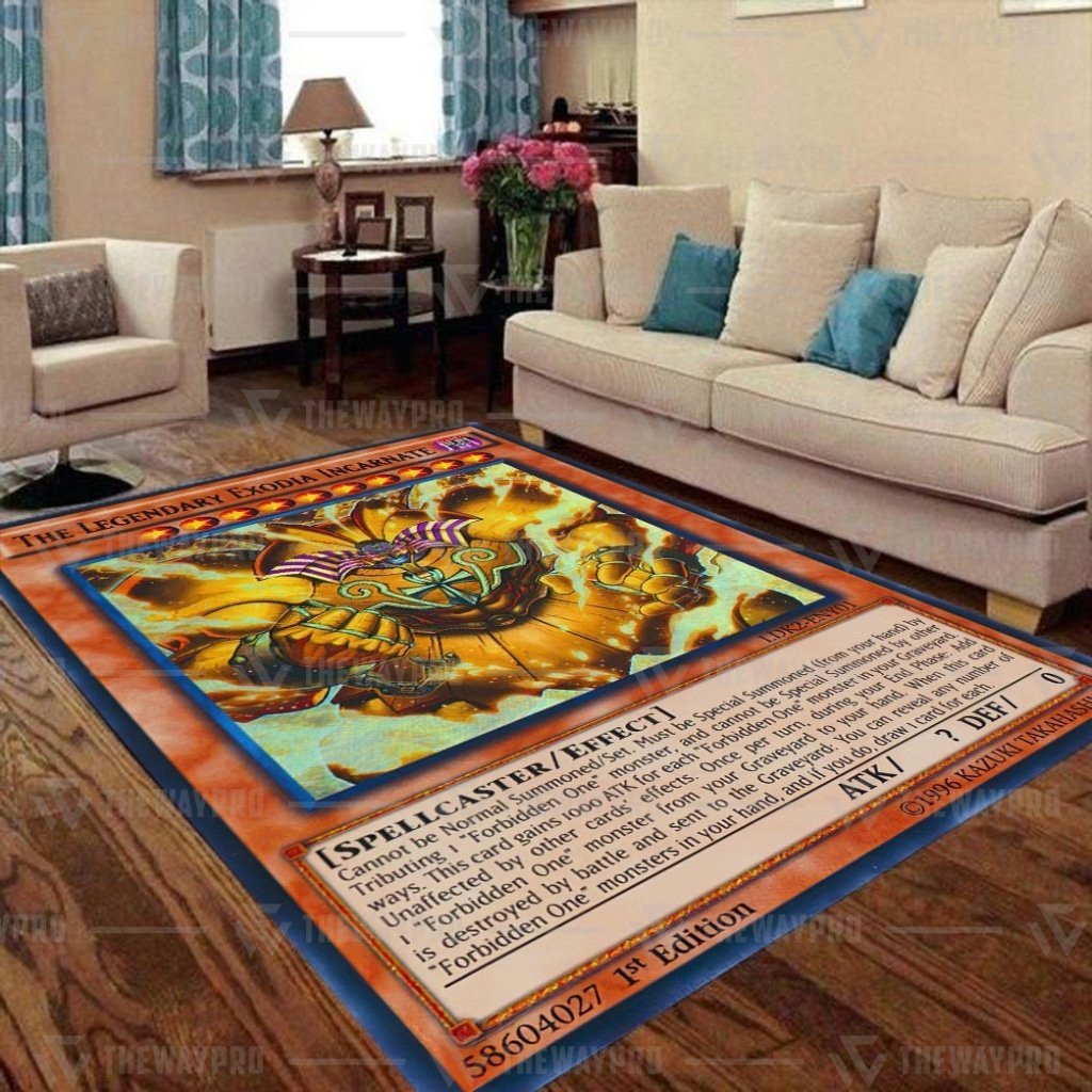 The Legendary Toon Exodia Custom Rug word1