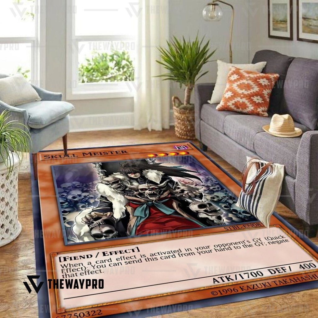 Skull Meister Custom Rug word2