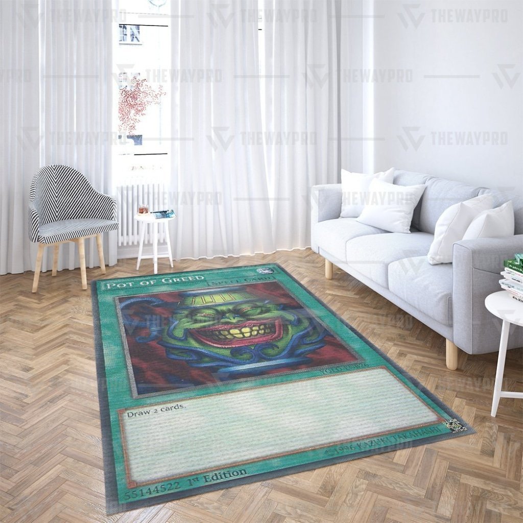 Pot Of Greed Yu Gi Oh Carpet Rug word3