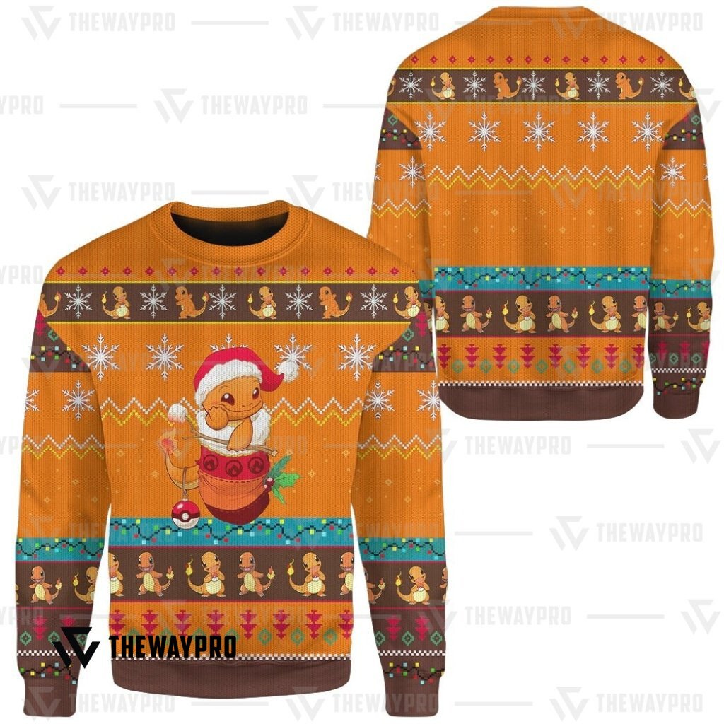 Pokemon Charmander Knitted Sweatshirt 4 Pokemon Charmander Knitted Sweatshirt word2