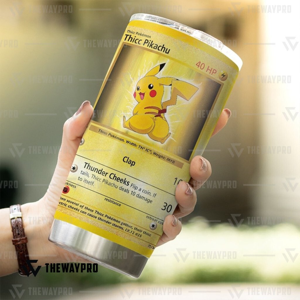 Anime Pokemon Thicc Pikachu Tumbler 4 Anime Pokemon Thicc Pikachu Tumbler word2