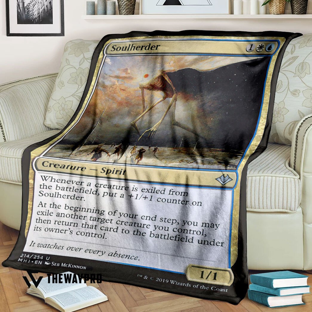 Game Magic The Gathering Soulherder Blanket word3