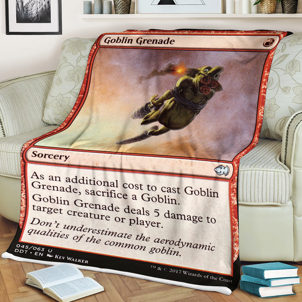Game MTG Magic The Gathering Goblin Grenade Blanket 1 Game MTG Magic The Gathering Goblin Grenade Blanket word3