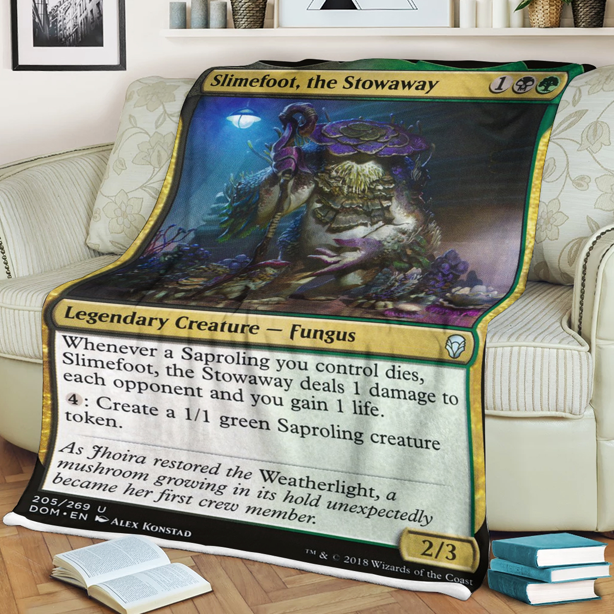 Game MTG Magic The Gathering Slimefoot, the Stowaway Blanket 3 Game MTG Magic The Gathering Slimefoot, the Stowaway Blanket word3