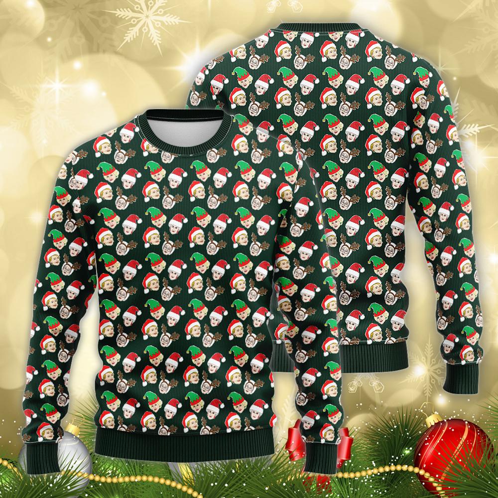 HOT The Golden Girls deer green sweater 3 HOT The Golden Girls deer green sweater word2