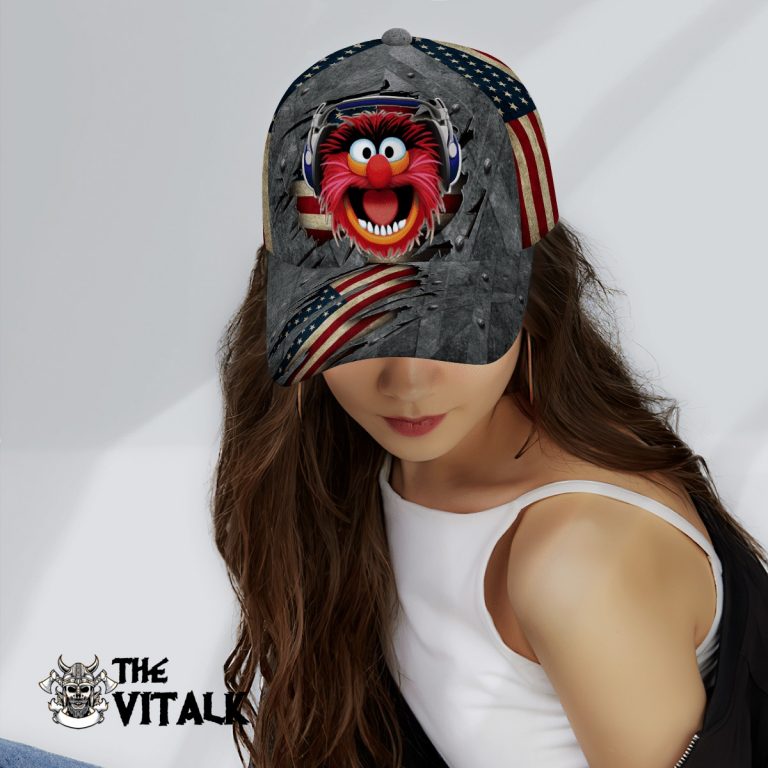 Animal the Muppet American flag cap 4