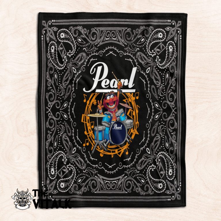 Animal the Muppet Pearl Drums fleece blanket 1