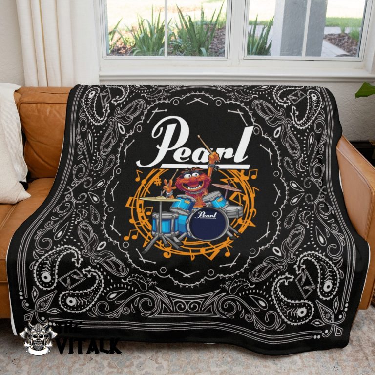 Animal the Muppet Pearl Drums fleece blanket 2