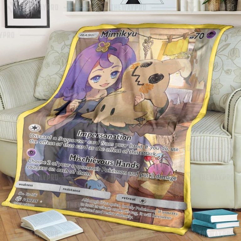 Anime Mimikyu Cosmic blanket
