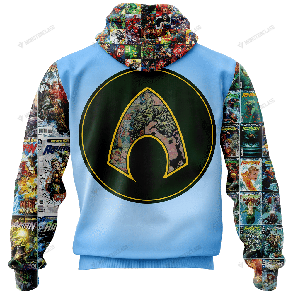 Aquaman V2 DC Comics 3d All Over Printed Hoodie 2 Aquaman V2 DC Comics 3d All Over Printed Hoodie 1